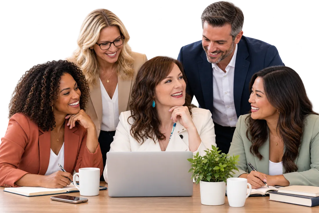 A group of business owners collaborating